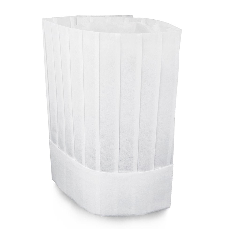 FLAT DISPOSABLE CHEF HAT
