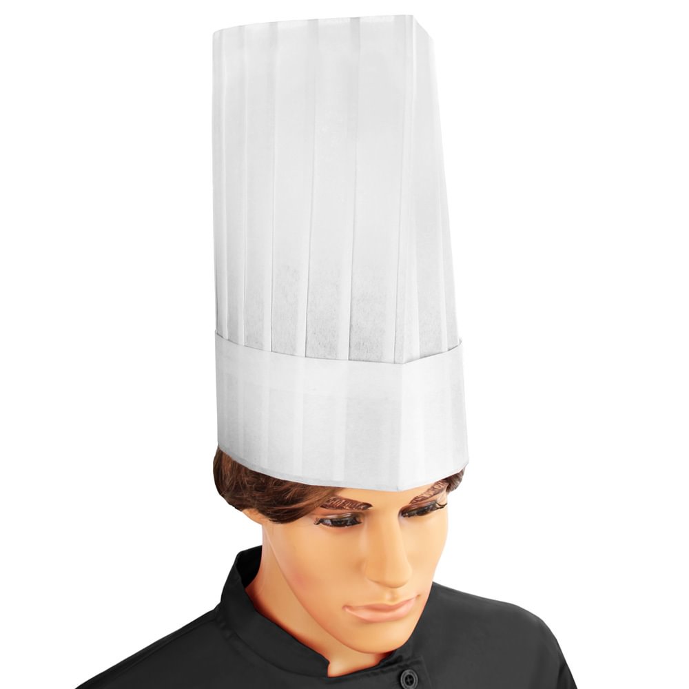 FLAT DISPOSABLE CHEF HAT