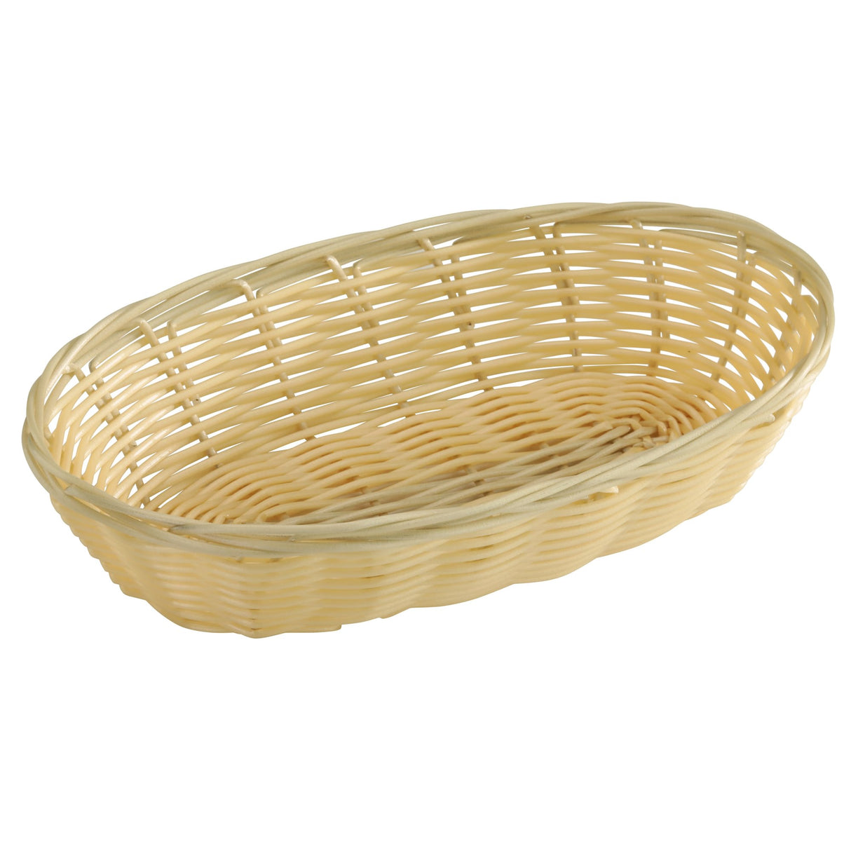 WOVEN SERVING BASKET, TAN