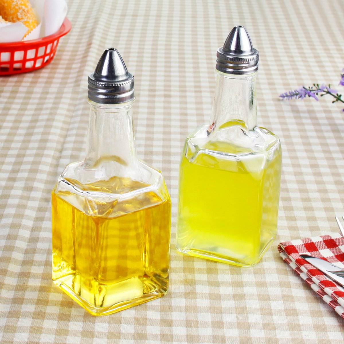 OIL & VINEGAR CRUET - 6 OZ