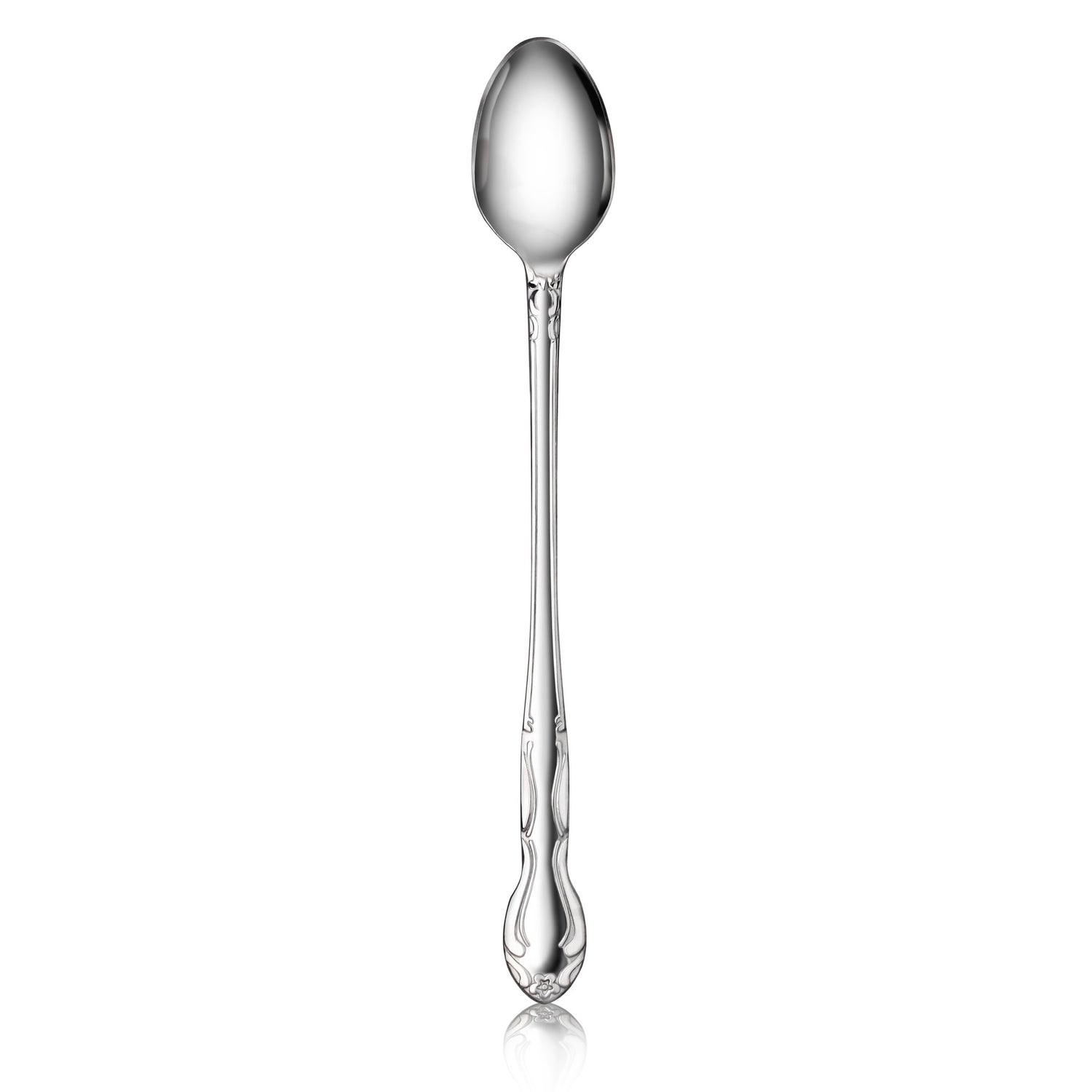 ROSE 18/0 STAINLESS STEEL ICED TEA SPOON