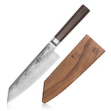MAYA SERIES 7" KIRITSUKE KNIFE WITH SHEATH, HIGH CARBON X-7 DAMASCUS STEEL