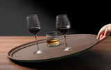 RUBBER LINED OVAL TRAY