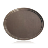 RUBBER LINED OVAL TRAY