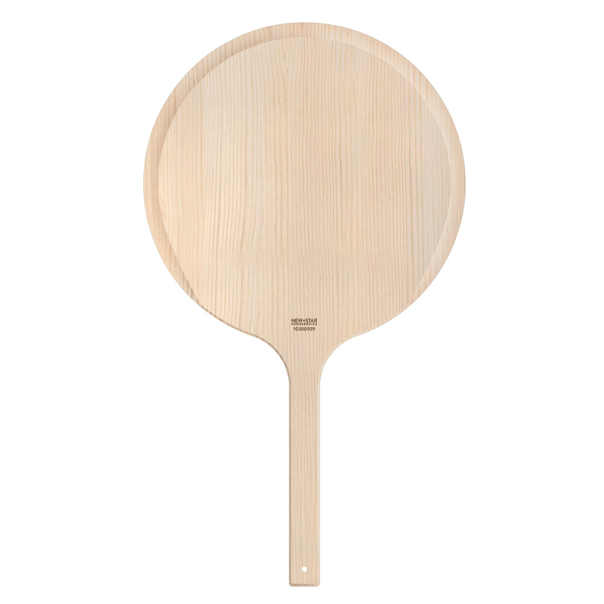 WOOD PIZZA PEEL, ROUND, 19x19"