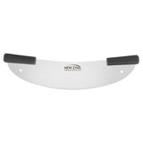 STAINLESS STEEL PIZZA CUTTER WITH HANDLE GRIPS