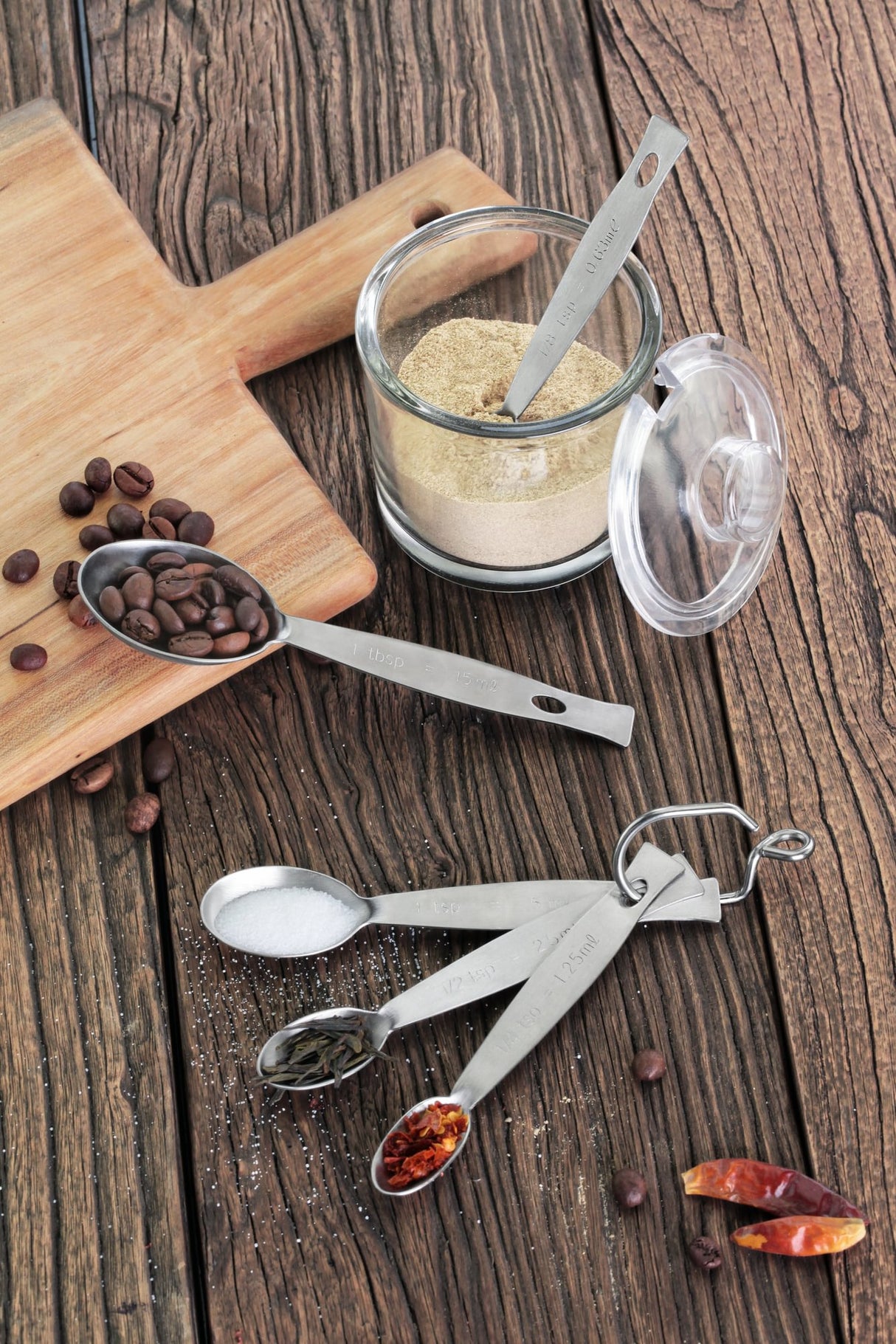 MEASURING SPOONS SET, 5-PC