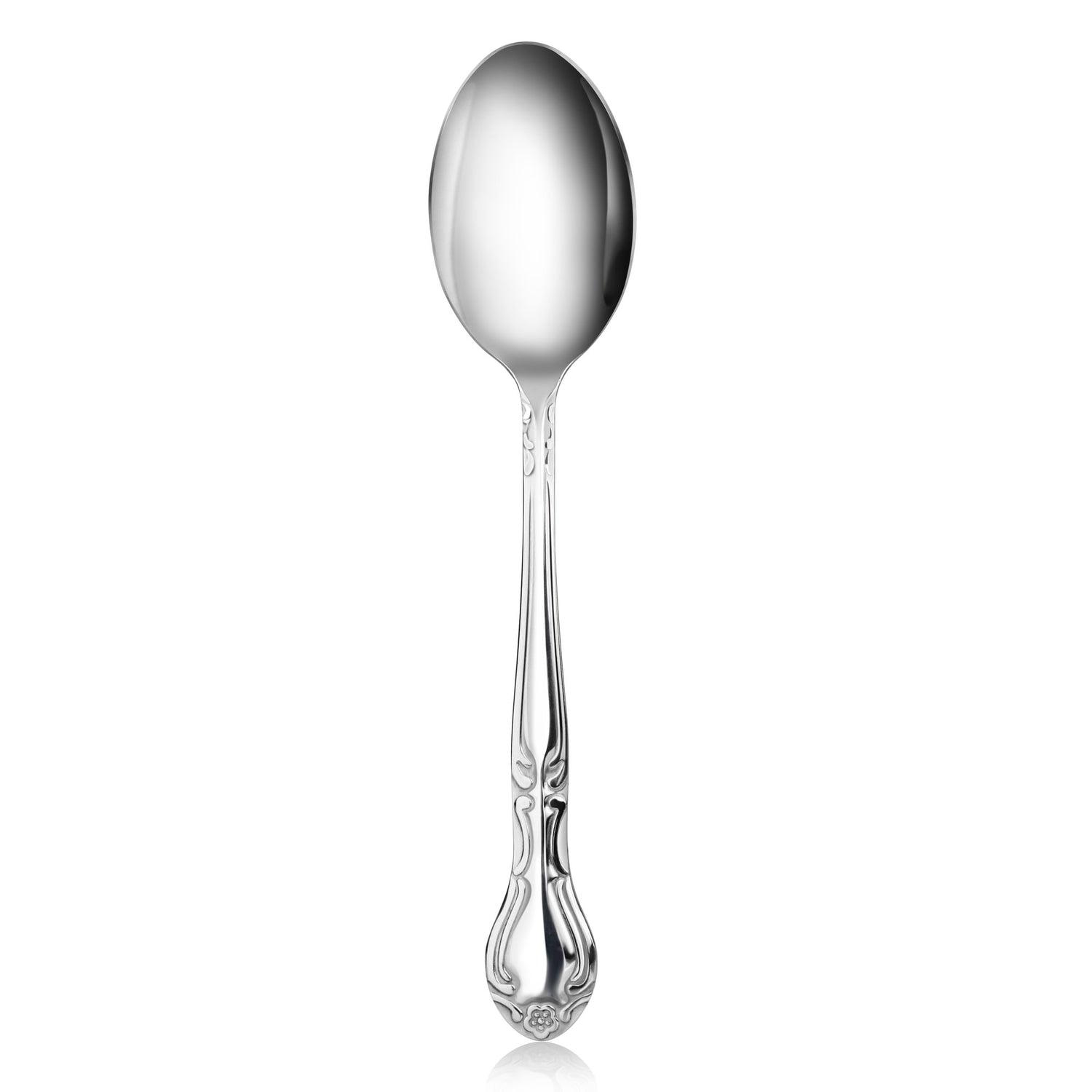 ROSE 18/0 STAINLESS STEEL TEASPOON