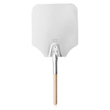 ALUMINUM AND WOOD PIZZA PEEL, 12x14"