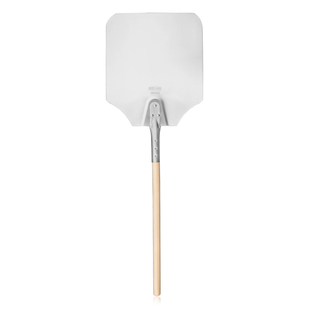 ALUMINUM AND WOOD PIZZA PEEL, 12x14"