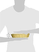 New Star Foodservice 44218 Food Serving Baskets 9 x 4.25 x 2 inch Oblong, Hand Woven, Polypropylene, Set of 12, Natural
