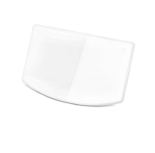 New Star Foodservice 35483 Plastic Bowl and Dough Scraper 3.75" x 5.75", White