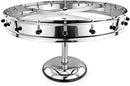 New Star Stainless Steel Order Wheel Ticket Holder, 16 Clips, 18-Inch Dia with 10-Inch Chrome Heavy Base, 1 Piece