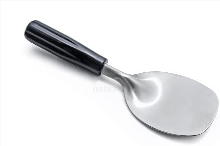 New Star Foodservice 34363 Stainless Steel 18/8 Espresso Frothing Spade & Ice Cream Spade Bakelite Handle, Silver