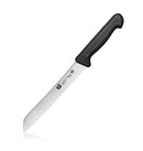Top Cut By New Star Foodservice 1029239 Swedish Sandvik 14C28N Steel Bread Knife, 8"