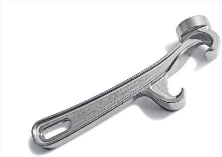 New Star Foodservice 38026 Aluminum Pail Opener, 8.5-Inch, Silver