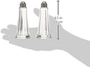 New Star Foodservice 22407 Glass Tower Salt and Pepper Shaker with Stainless Steel Top, 1-Ounce, Set of 12