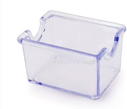 New Star Foodservice 28447 Plastic Sugar Packet Holder, Clear, Set of 12