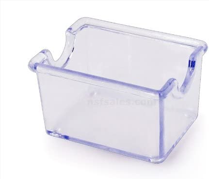 New Star Foodservice 22674 Plastic Sugar Packet Holder, Clear, Set of 24