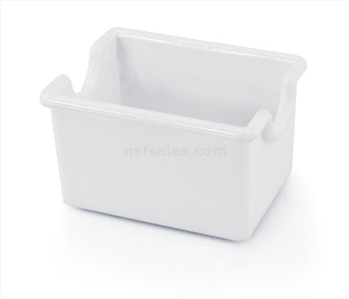 New Star Foodservice 28461 Plastic Sugar Packet Holder, White, Set of 12