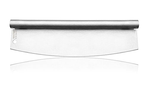 New Star Foodservice 43341 18/8 Stainless Steel Pizza Cutter, 13.75" x 4" Inch, Silver