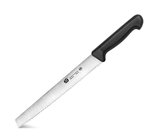Top Cut By New Star Foodservice 1029284 Swedish 12C27 Steel Bread Knife, 10.25-Inch