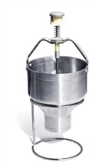 New Star Foodservice 37470 Commercial Grade Stainless Steel 18/8 Pancake Dispenser with Stand, Silver