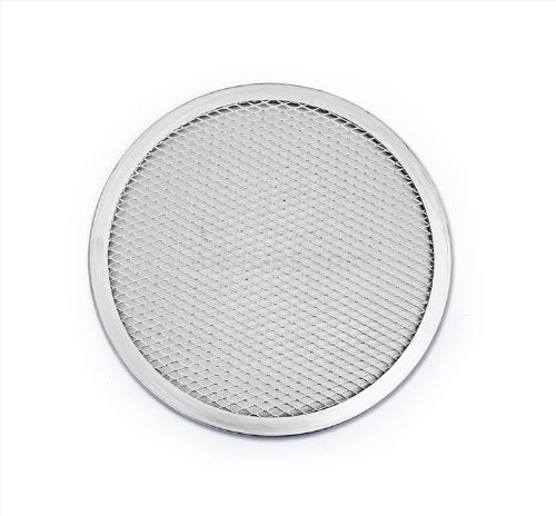 New Star Foodservice 50707 Restaurant-Grade Aluminum Pizza Baking Screen, Seamless, 18-Inch