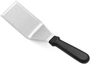 New Star Foodservice 36152 Plastic Handle Heavy Duty Hamburger Turner/Spatula with Cutting Edge, 11.5-Inch, Black