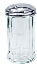 New Star Foodservice 22070 Glass Side Flap Top Sugar Pourer, 12-Ounce, Set of 12