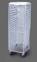 New Star Foodservice 36565 Commercial-Grade Sheet Pan/Bun Pan Rack Cover, Plastic, 20-Tier, 28" L x 23" W x 61" H, Clear