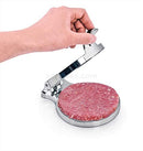 New Star Foodservice 36466 Aluminum Adjustable Hamburger Press, 4-1/2" Diameter, Silver