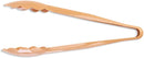New Star Foodservice 35506 Utility Tong, High Heat Plastic, Scalloped, 12 inch, Set of 12, Beige