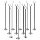 New Star Foodservice 23305 Ring-Clip Table Number Holder/Number Stand/Place Card Holder, 18-Inch, Set of 12