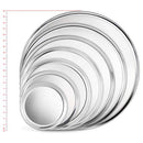 New Star Foodservice 50806 Restaurant-Grade Aluminum Pizza Pan, Baking Tray, Coupe Style, 10-Inch