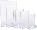 New Star Foodservice 22919 Acrylic Table Menu Card Holder, 3.5 by 5-Inch, Clear, Set of 12