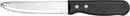 New Star Foodservice 58949 10-Inch Steak Knife, 5-Inch Rounded Serrated Blade with Plastic Handle, Jumbo, Set of 12