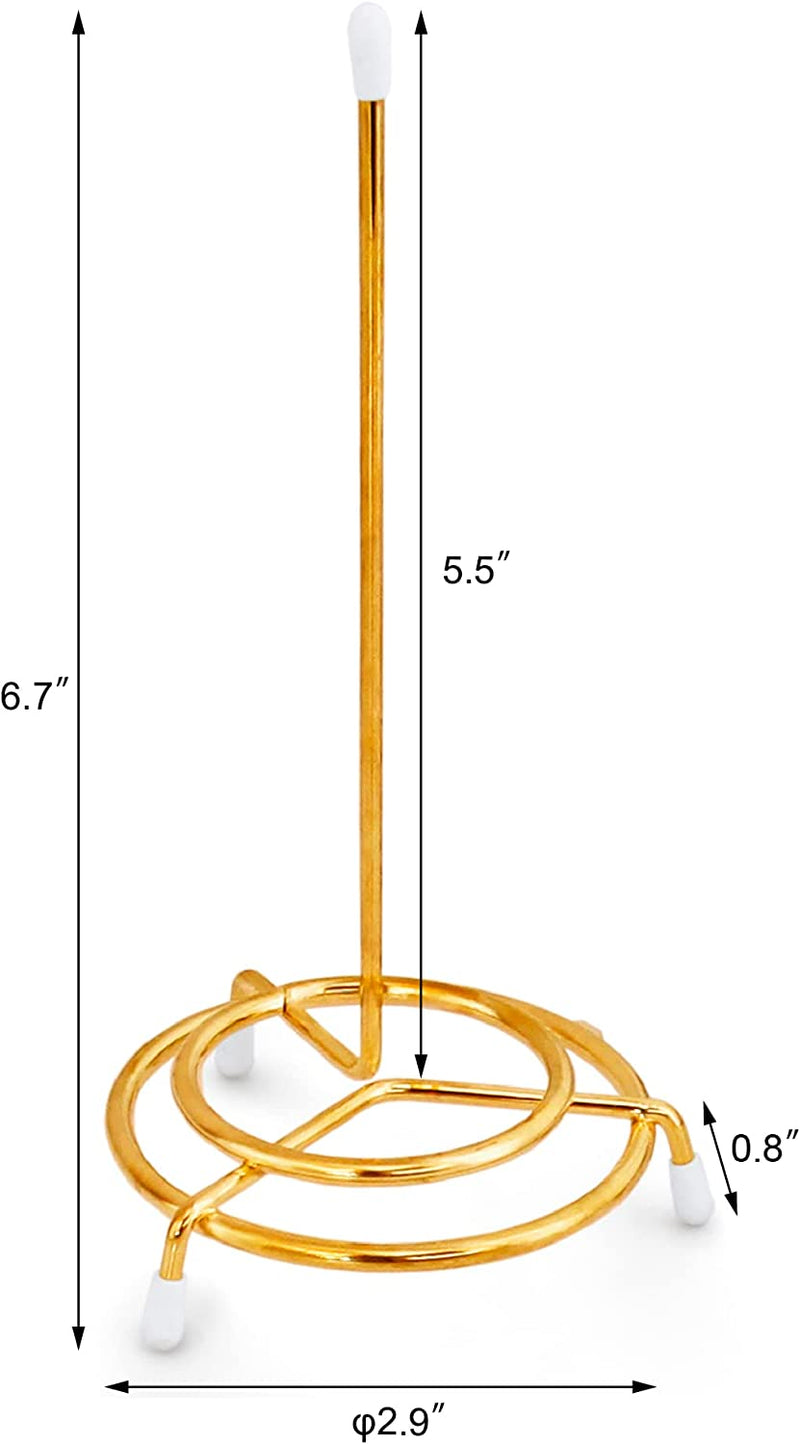New Star Foodservice 23770 Brass Plated Check Spindle Holder for Recei