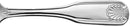 New Star Foodservice 58260 Shell Pattern, 18/0 Stainless Steel, Serving Spoon, 8.4-Inch, Set of 12