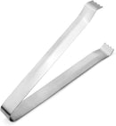 New Star Foodservice 42283 Restaurant-Grade Pom Tong, Stainless Steel, 12 inch, Set of 6, Silver