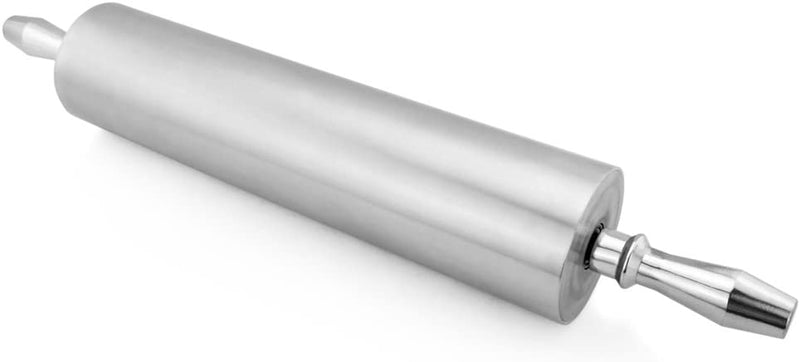 New Star Foodservice 37500 Extra Heavy Duty Restaurant Aluminum Rolling Pin, 13", Silver