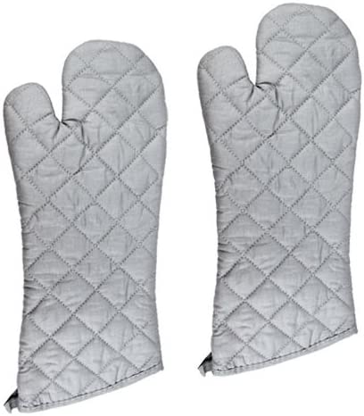 New Star Foodservice 32123 Terry Cloth Oven Mitts, Up to 400F, 13-Inch