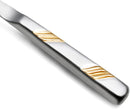 New Star Foodservice 52367 Hollow Handle Slotted Serving Spoon, 12", Gold