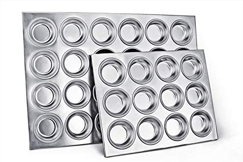New Star Foodservice 37821 Commercial Grade Aluminum 12-Cup Muffin Pan