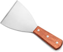 New Star Foodservice 38309 Wood Handle Slant Edge Grill Scraper, 4-Inch x 8.5-Inch