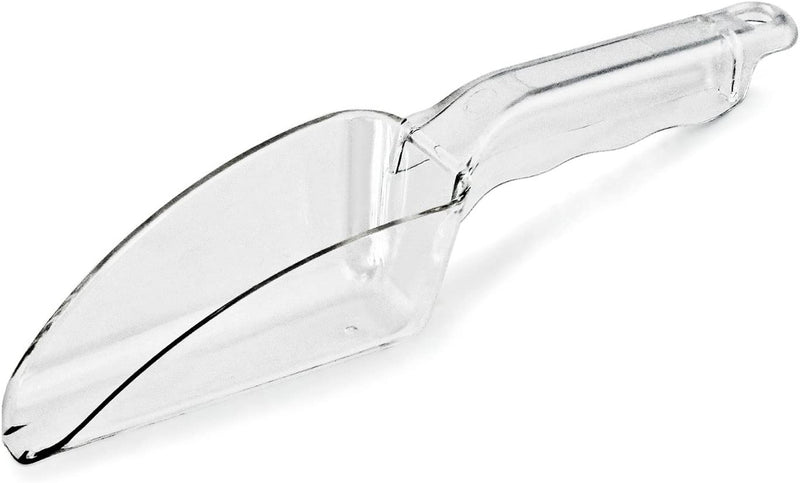 New Star Foodservice 34387 Polycarbonate Plastic Utility Ice Scoop, Clear, 6-Ounce