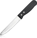 New Star Foodservice 58949 10-Inch Steak Knife, 5-Inch Rounded Serrated Blade with Plastic Handle, Jumbo, Set of 12