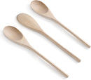 New Star Foodservice 42603 Classic Wood Kitchen Spoons Mixing Spoons, Light Yellow, Set of 3