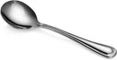 New Star Foodservice 58185 Slimline Pattern, 18/0 Stainless Steel, Bouillon Spoon, 5.7-Inch, Set of 12