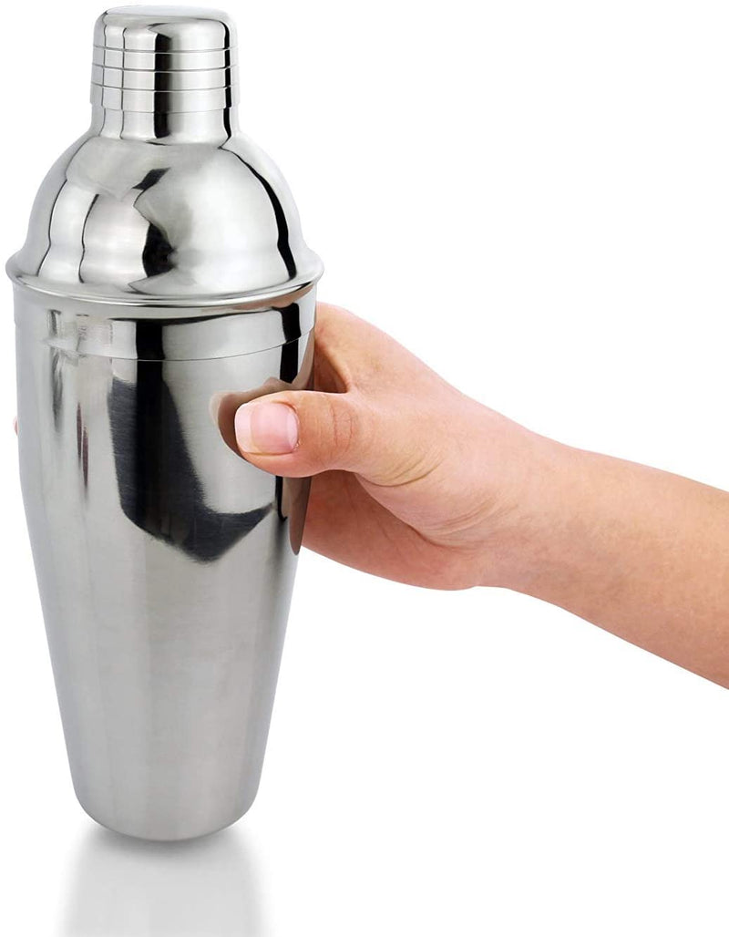 New Star Foodservice 48414 Stainless Steel Cocktail Shaker, 25 oz, Silver